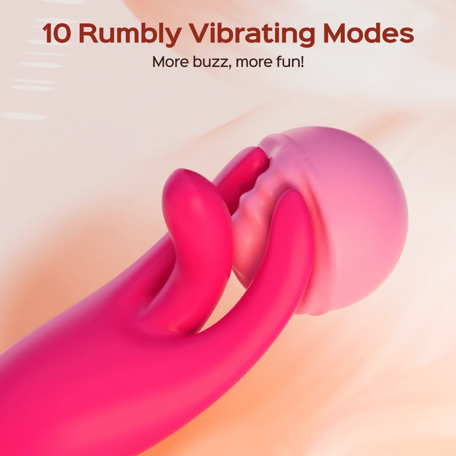 Triple Finger Vibe Flicking Finger Vibrator Clit G-Spot Stimulator for Women