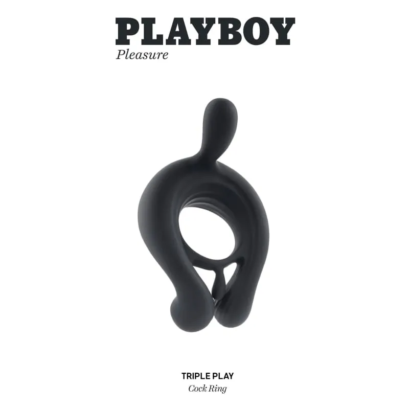 Triple Play - Cock Ring - Black
