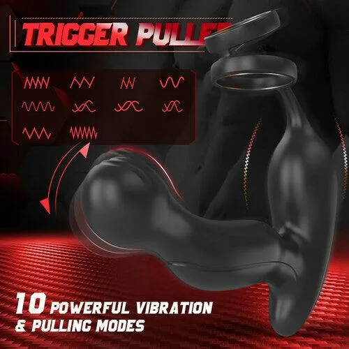 U-SINER 3-IN-1 Prostate Massager With 11 Vibrations & Dual Penis Ring