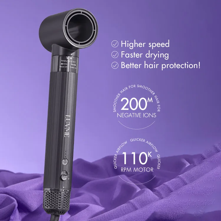 US PLUG Support 110V | Luvme 4-in-1 Styling Hair Dryer Set with US Plug, Effortless Versatile Styling