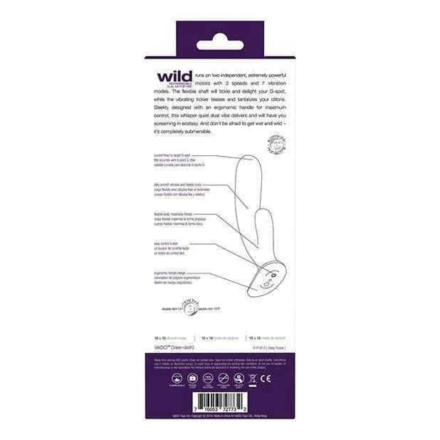 VeDO - Wild Rechargeable Dual Rabbit Vibrator