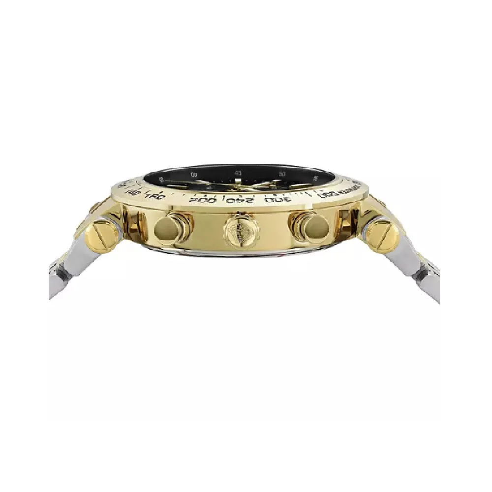 Versace VEJB00622 Men's Bold Chrono 46MM Two Tone Bracelet Watch