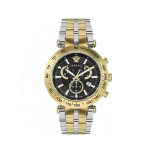 Versace VEJB00622 Men's Bold Chrono 46MM Two Tone Bracelet Watch