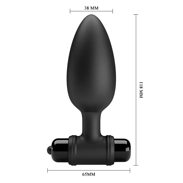 Vibrating Medium Butt Plug