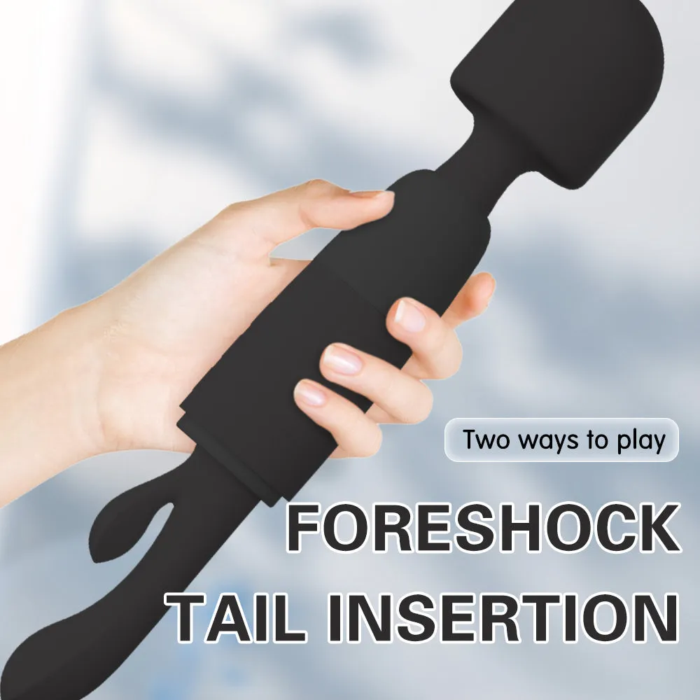 Wand Vibrator with Rabbit Vibration
