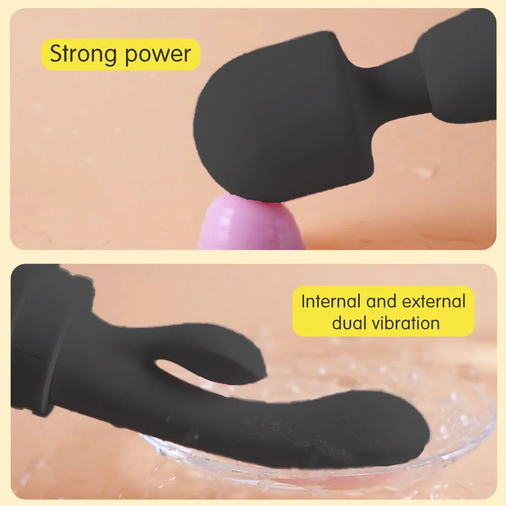 Wand Vibrator with Rabbit Vibration