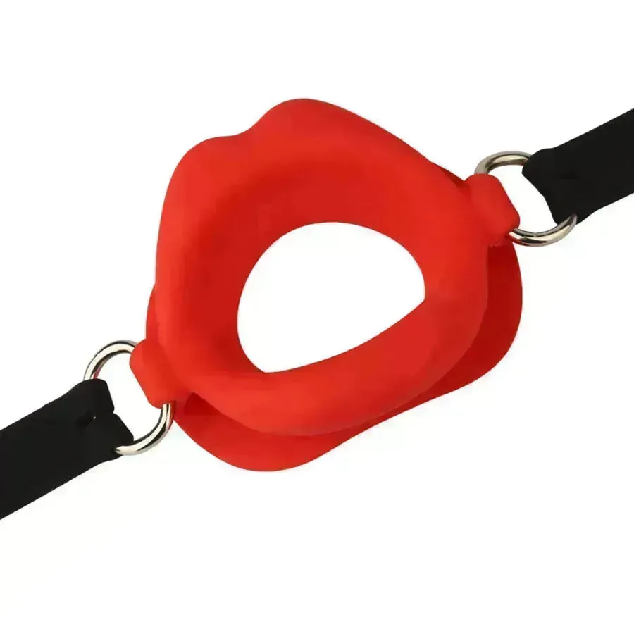 Wearable Realistic Lip O Ring Gag