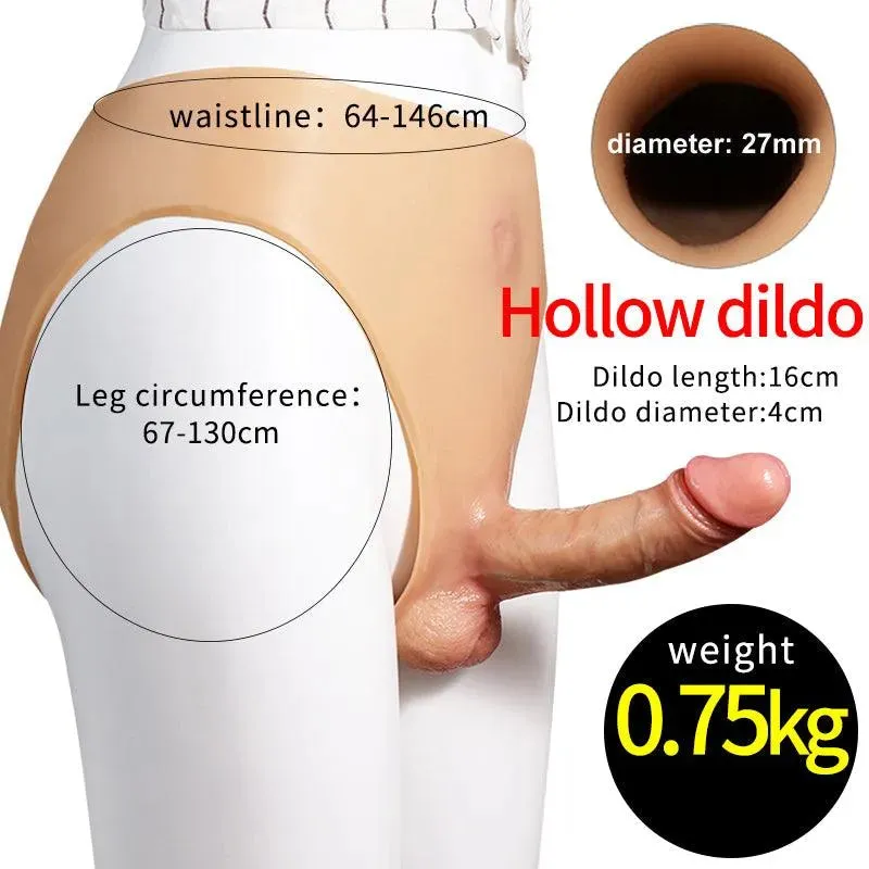 Wearable Silicone Lesbian Strapon Dildo