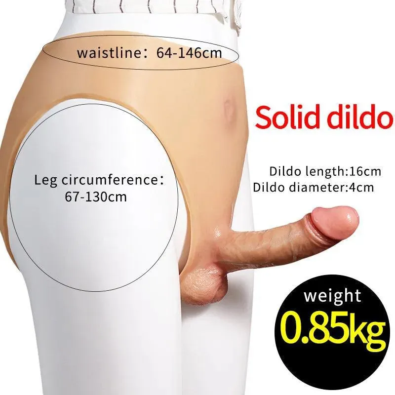 Wearable Silicone Lesbian Strapon Dildo