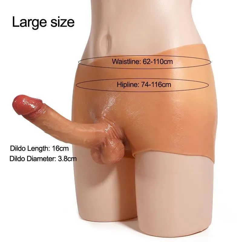 Wearable Silicone Lesbian Strapon Dildo