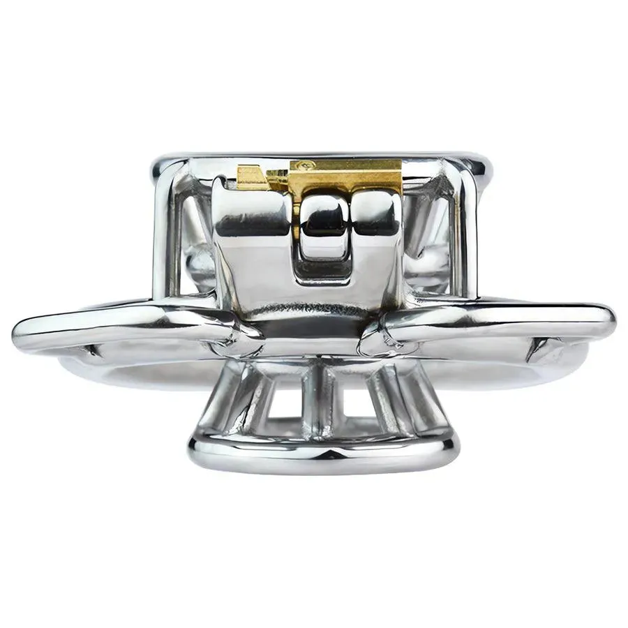 Wearable Steel Chastity Belt Cage for Couples