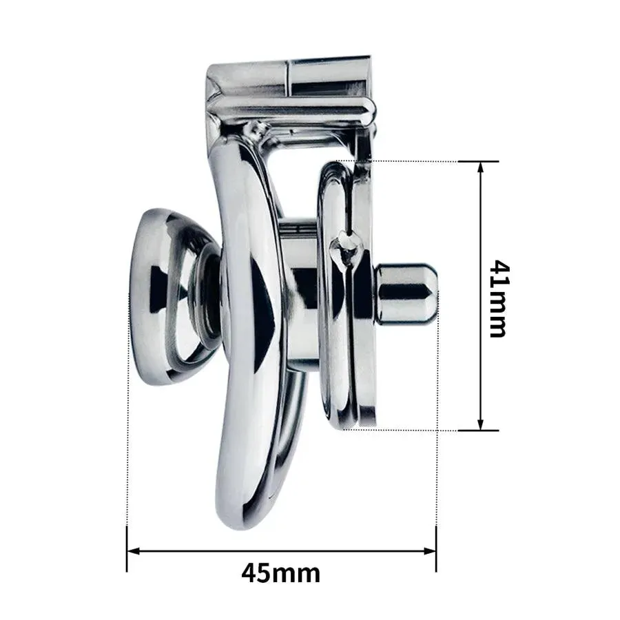 Wearable Steel Sissy Chastity Belt Cage with Realistic Vagina