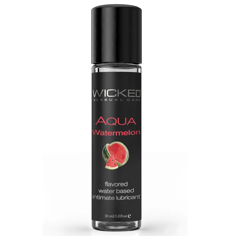 Wicked Aqua Flavoured Water-Based Lubricant - Watermelon