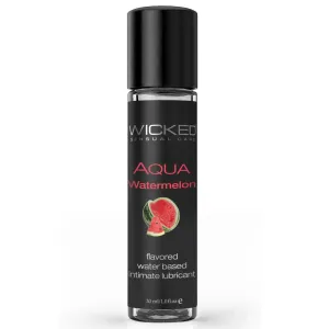 Wicked Aqua Flavoured Water-Based Lubricant - Watermelon