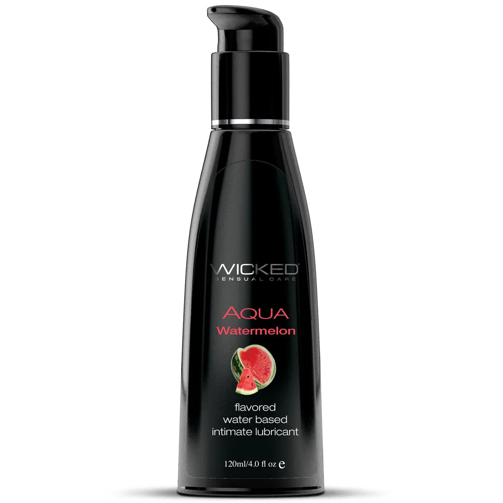 Wicked Aqua Flavoured Water-Based Lubricant - Watermelon