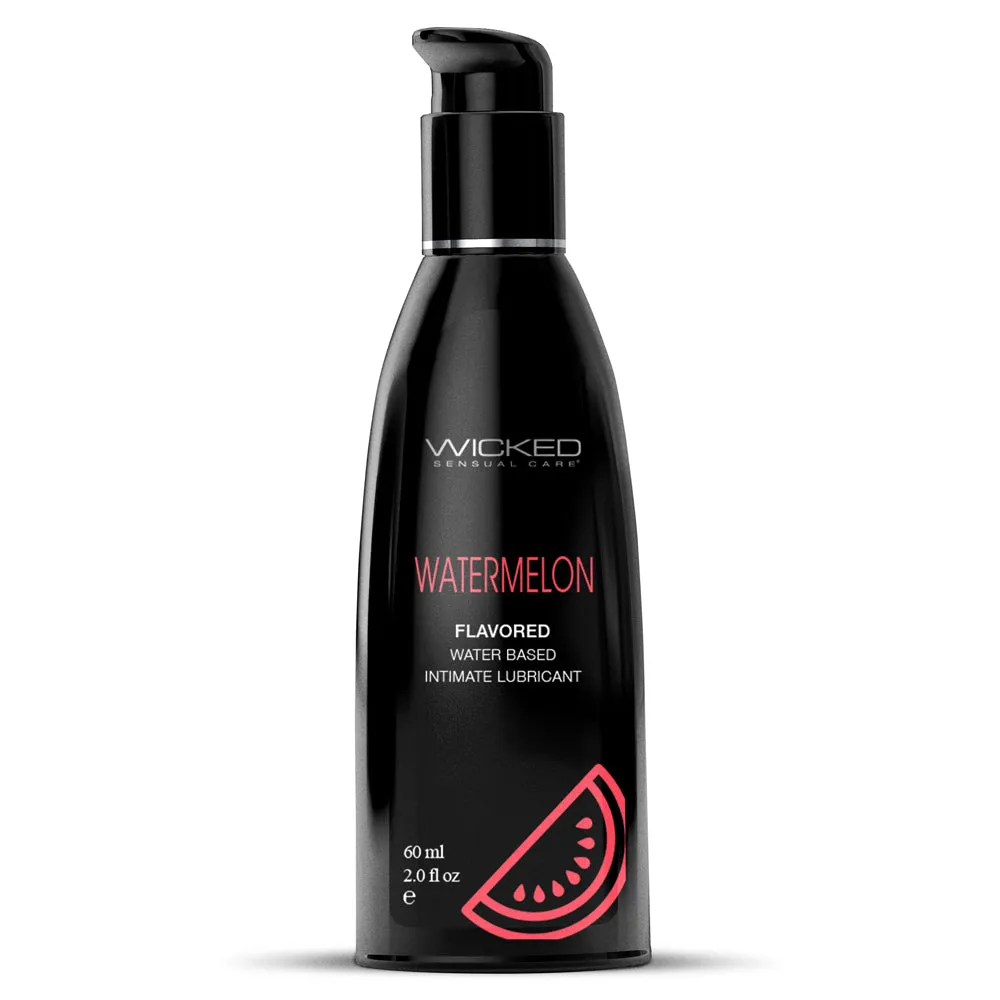 Wicked Aqua Flavoured Water-Based Lubricant - Watermelon