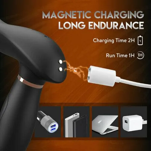 Wild Wind 7 Vibrating 7 Pulsating Anal Prostate Toy Teasing Butt Plug with Cock Ring