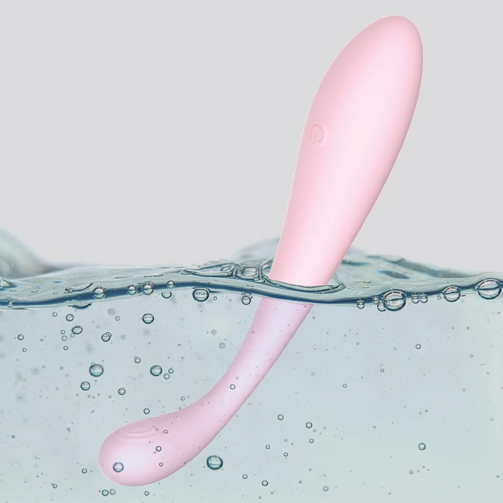 Winyi Crystal Curved Liquid Silicone G-Spot Vibrator