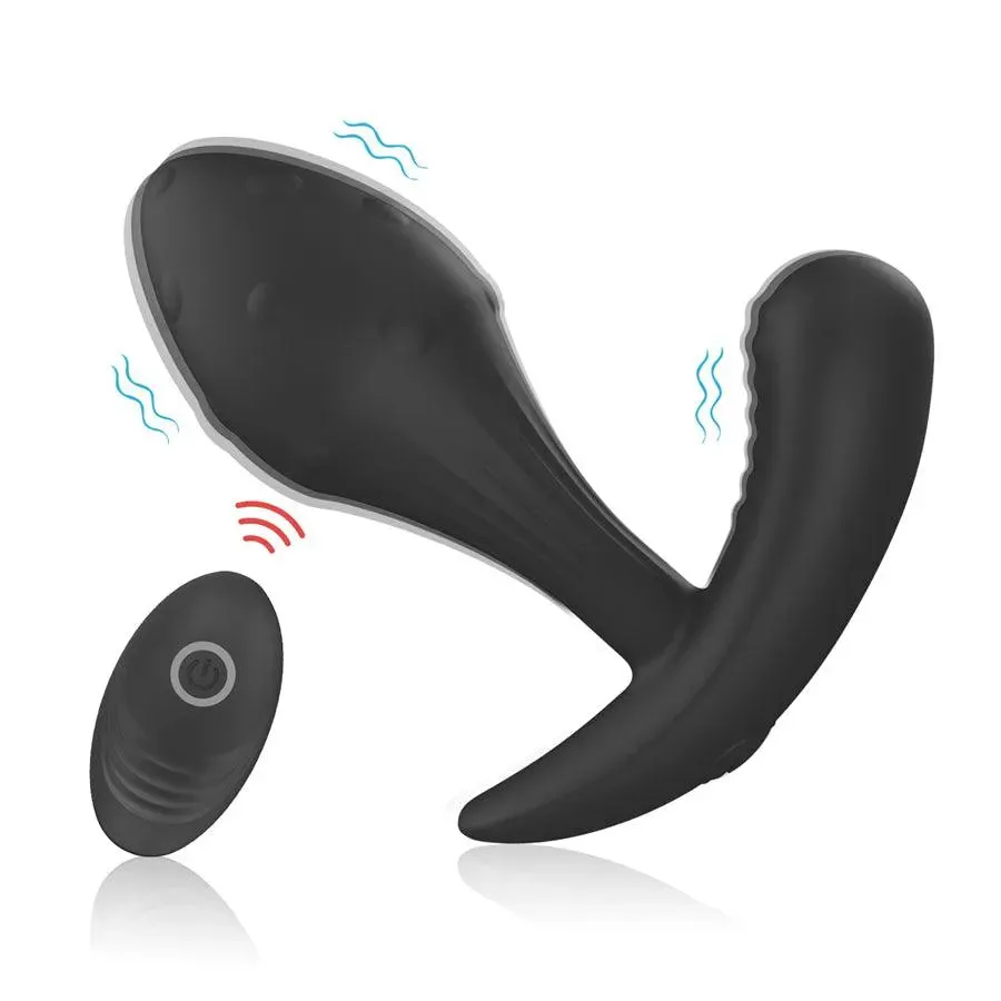 Wireless Remote Vibrating Anal Plug for Sex Game