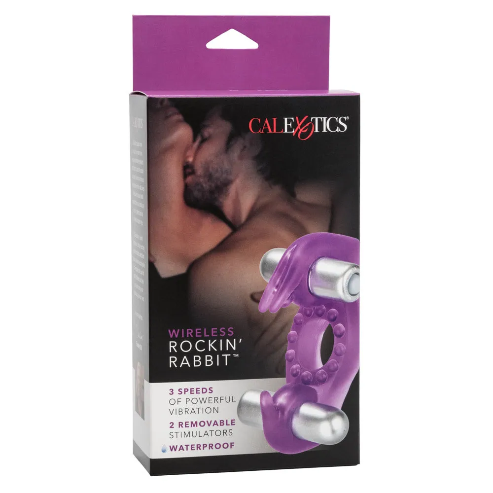 Wireless Rockin' Rabbit Vibrating Clitoris & Perineum Cock Ring