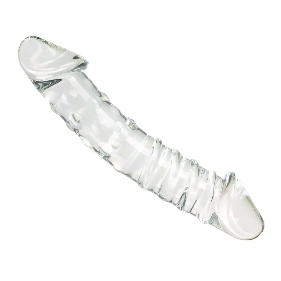 Xinghaoya Dual Ended Textured Glass Dildo