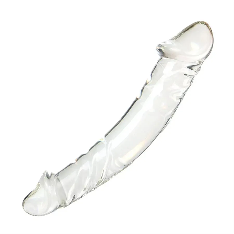 Xinghaoya Dual Ended Textured Glass Dildo