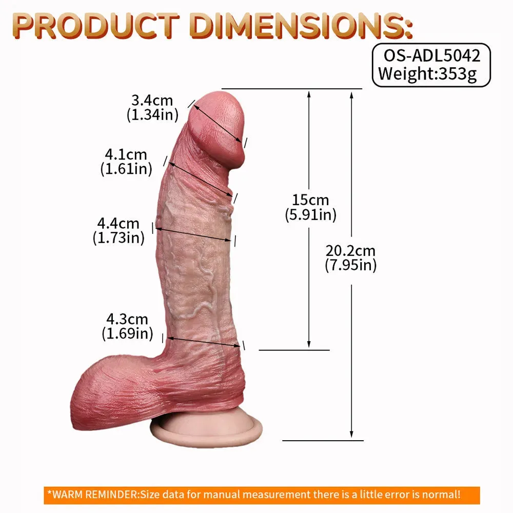 Xinghaoya Dual-layer Silicone Girl Dildo