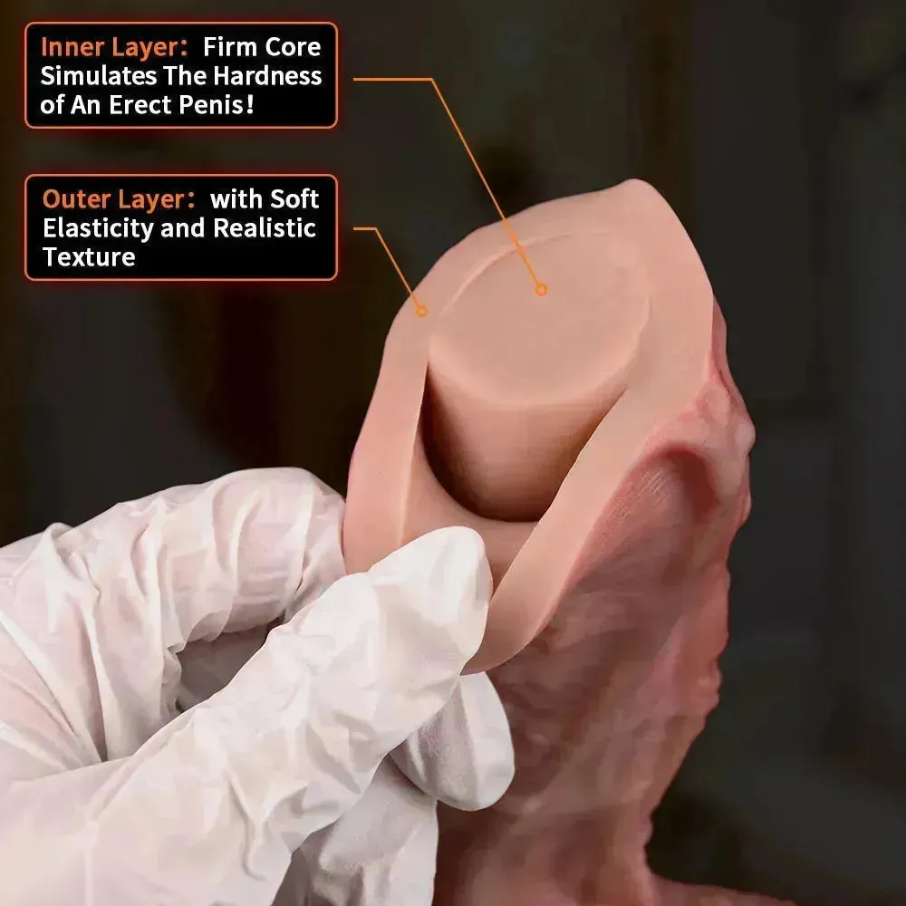 Xinghaoya Dual-layer Silicone Girl Dildo