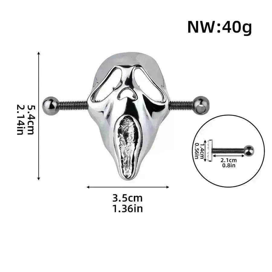 Xinghaoya Luxe Skull Nipple Clamps