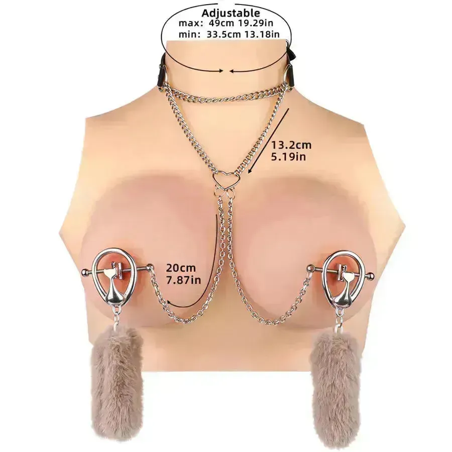 Xinghaoya Plush Pendants BDSM Nipple Clips
