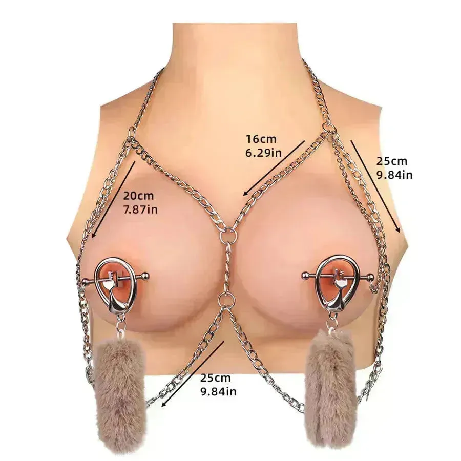 Xinghaoya Plush Pendants BDSM Nipple Clips