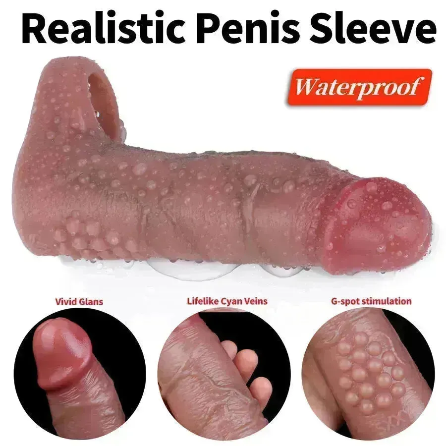Xinghaoya Realistic Penis Extender Sleeve