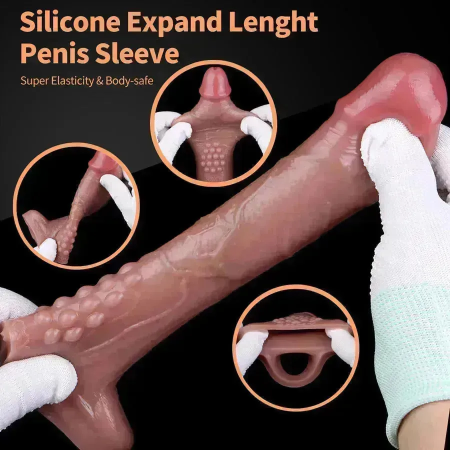 Xinghaoya Realistic Penis Extender Sleeve
