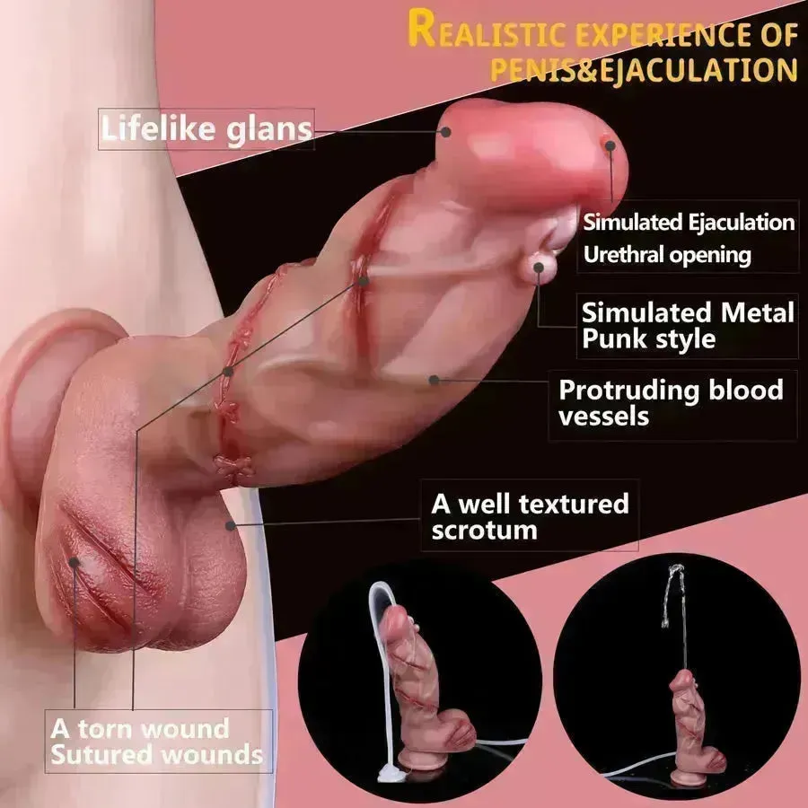 Xinghaoya Realistic Silicone Cumming Dildo