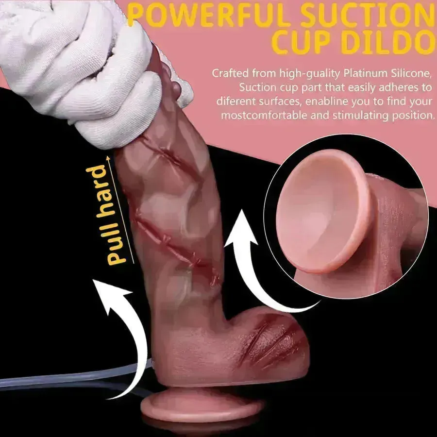 Xinghaoya Realistic Silicone Cumming Dildo