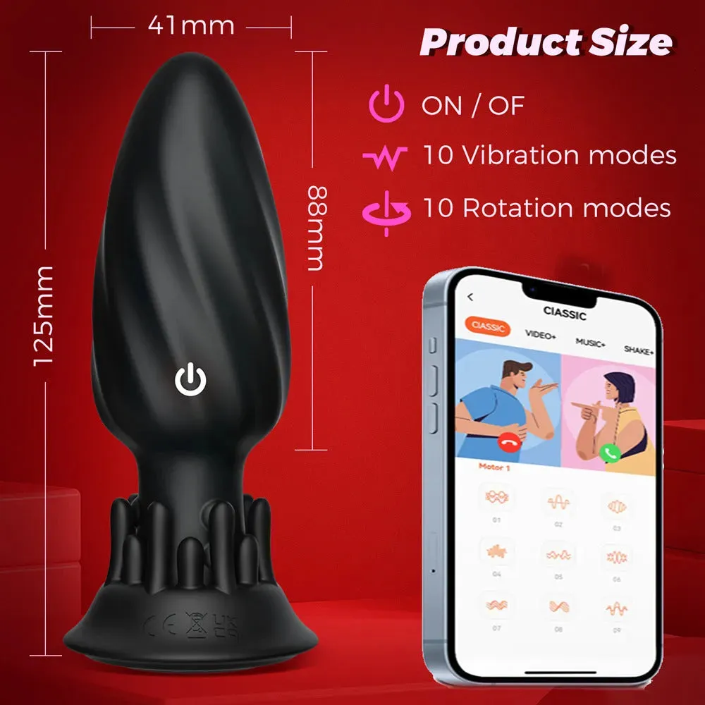 Xinghaoya Rotating Vibrating Anal Plug