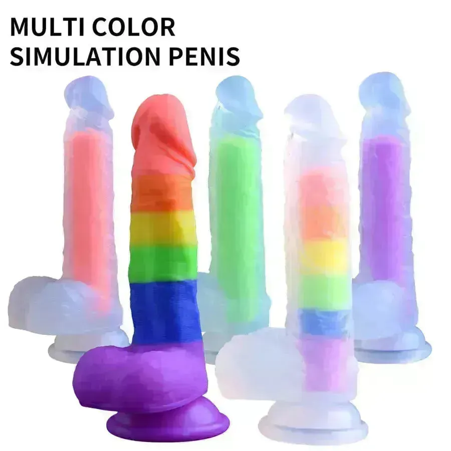 Xinghaoya Silicone Rainbow Dildo