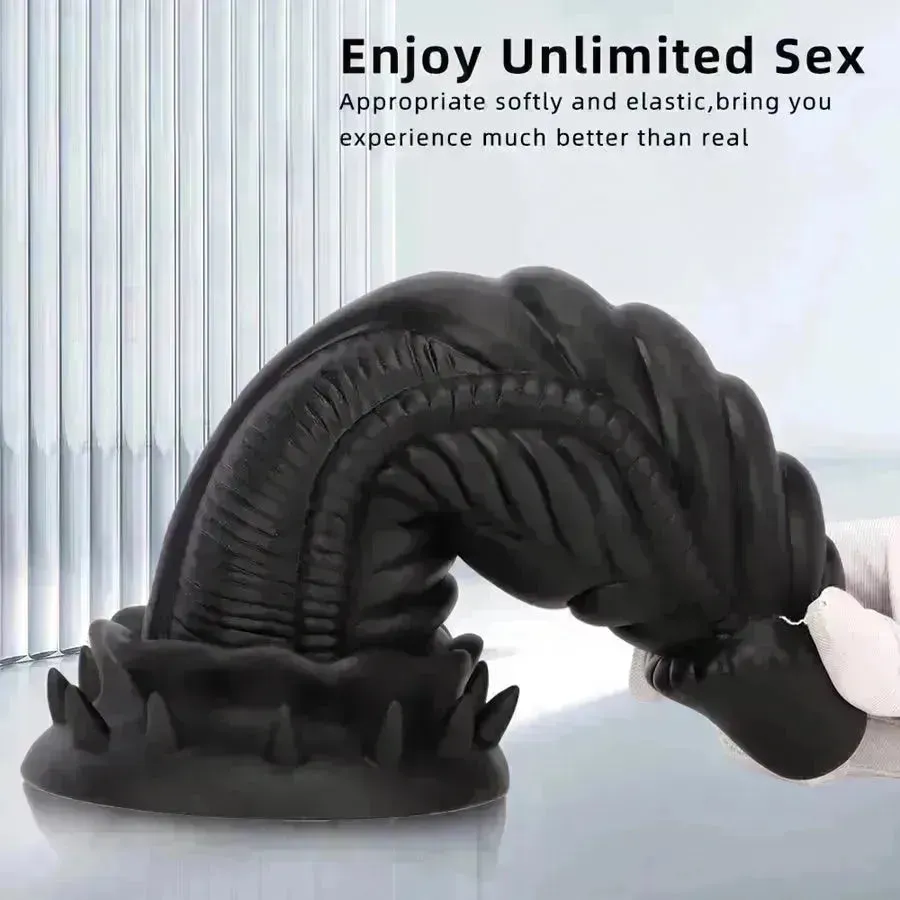 Xinghaoya Silicone Thick Black Dildo