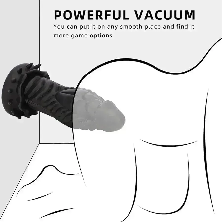 Xinghaoya Silicone Thick Black Dildo