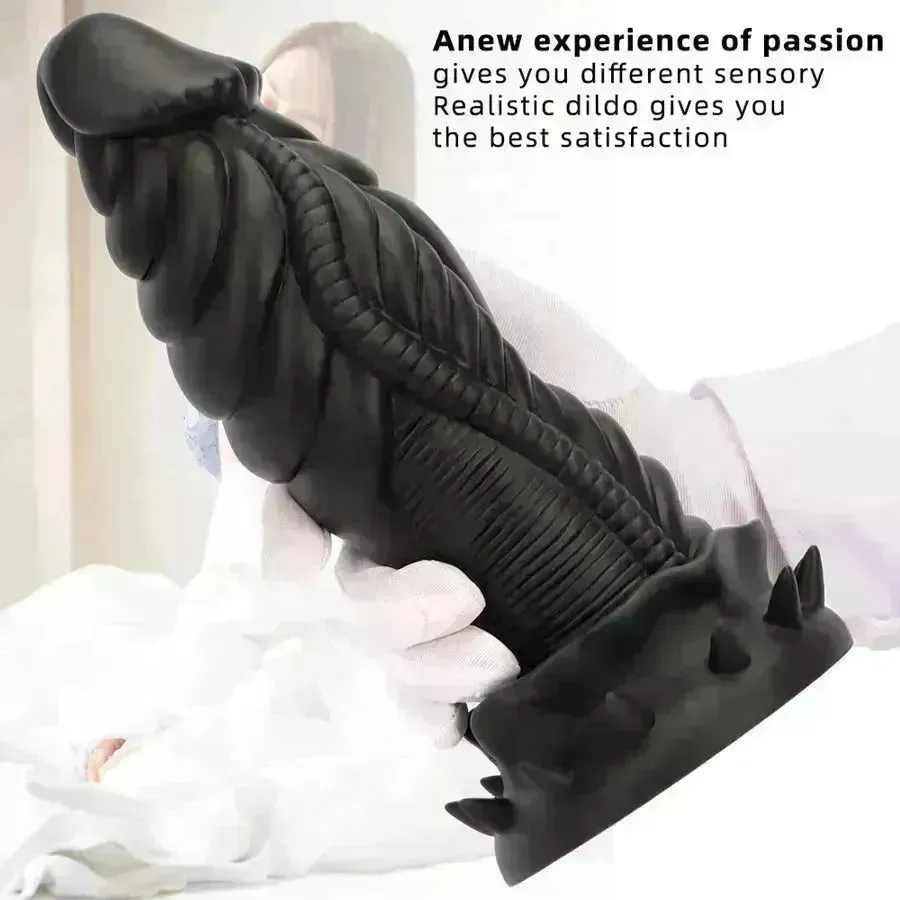 Xinghaoya Silicone Thick Black Dildo