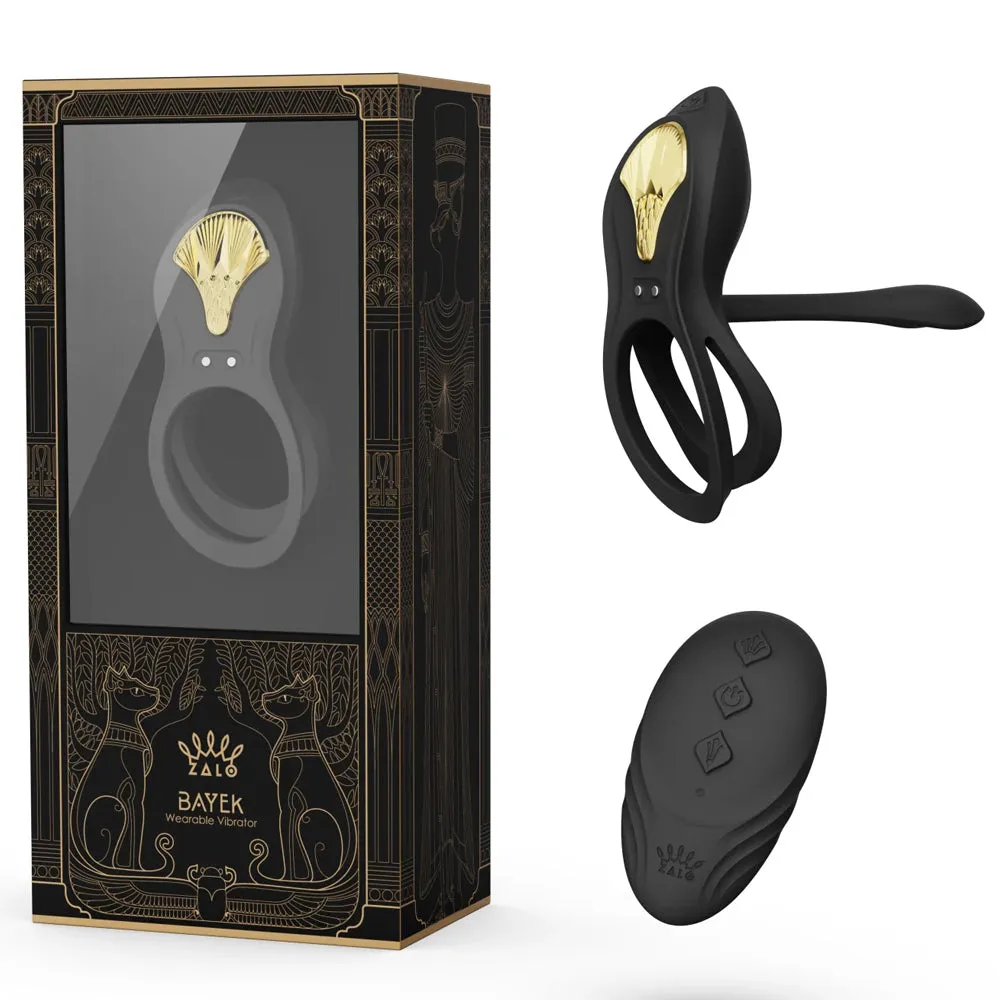 Zalo Bayek App-Compatible Vibrating Cock & Ball Ring With Remote