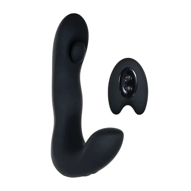 Zero Tolerance - Tap It Remote Control Silicone Prostate Massager (Black)